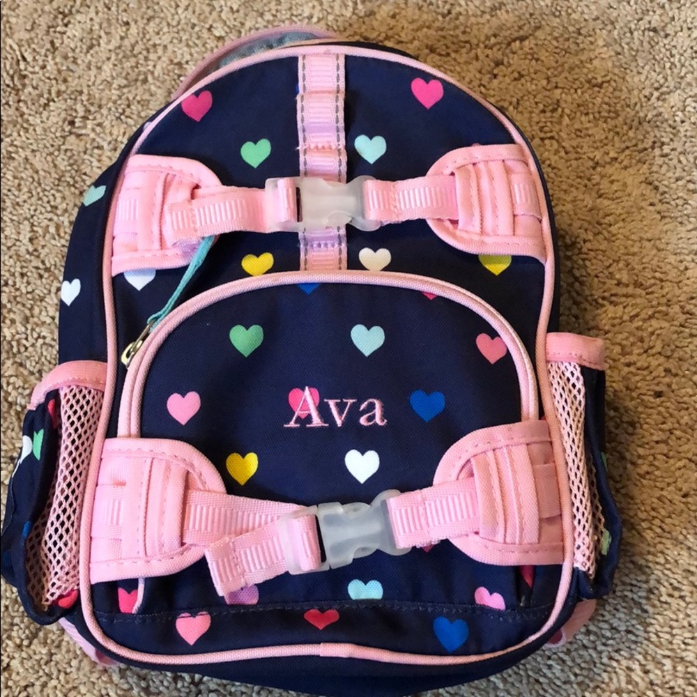 Pottery barn kids mini heart backpack - Ava